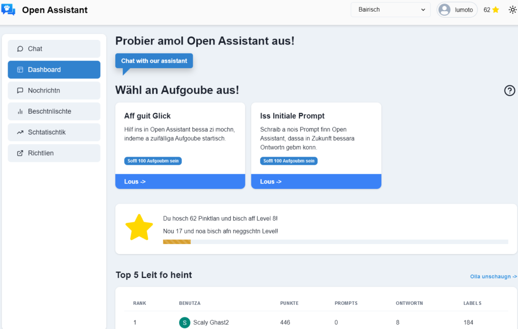 OpenAI Dots Hamlesi ve Uygulama Mağazası Modelinin Sonu 2 Open Assistant Dashboard.png